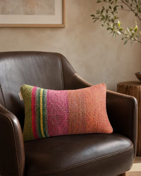 Sami – Handwoven Natural Wool Pillow
